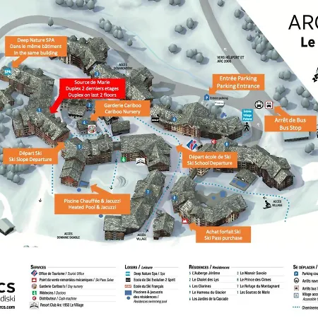 شقة Arc 1950 Superbe Duplex, 3 Chambres, Vue Aiguille Rouge